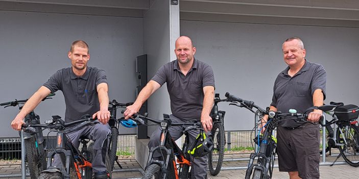 Mitarbeiter erradeln über 2000 Kilometer