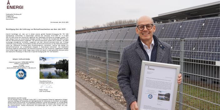 100% Strom aus erneuerbaren Energien