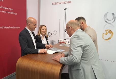 Eugen Geyer Stand auf der TUBE in Düsseldorf