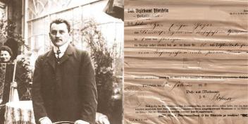 Eugen Geyer sen. / Gewerbeanmeldung 1926