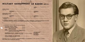 Dok. Militärregierung 1946 / Eugen Fritz Geyer